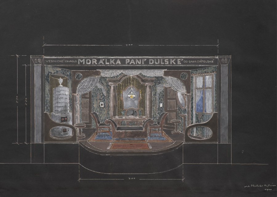 SET OF FOUR STAGE DESIGNS