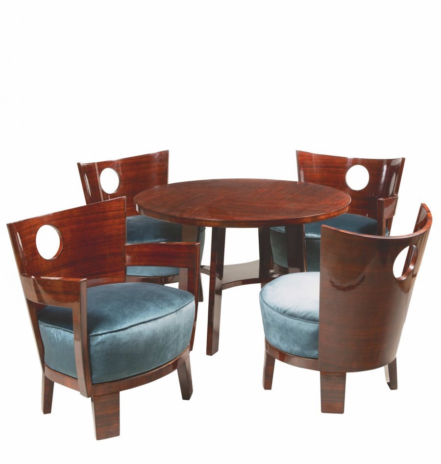 AN ART DECO SEATING GROUP