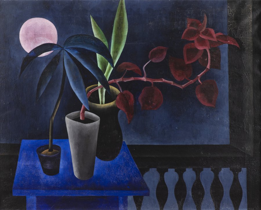 STILL LIFE WITH A MOON