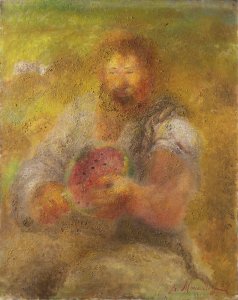 MAN WITH A MELON