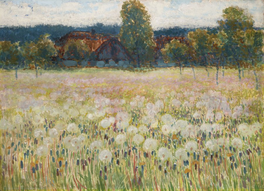 MEADOW WITH DANDELIONS