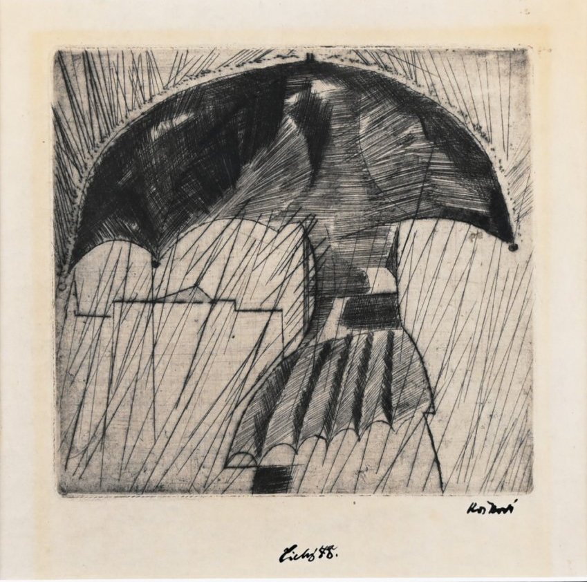 MAN WITH AN UMBRELLA