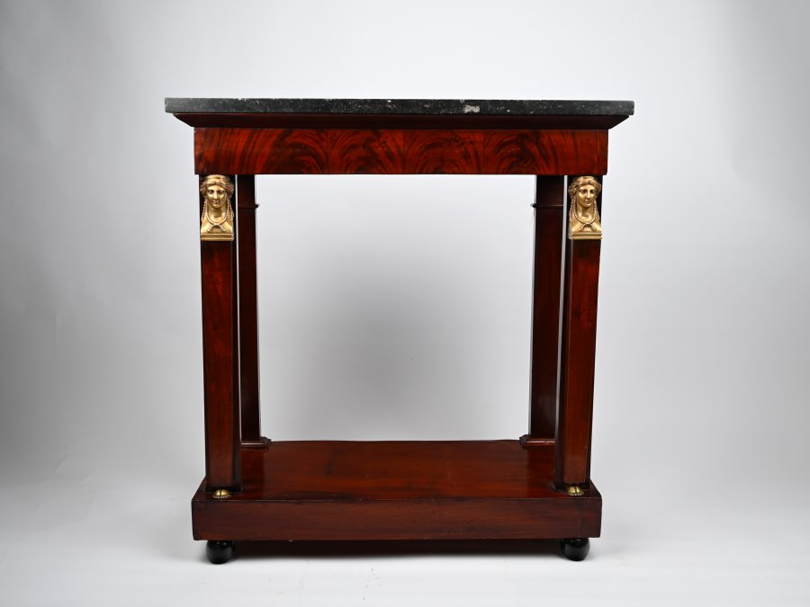 AN EMPIRE CONSOLE TABLE