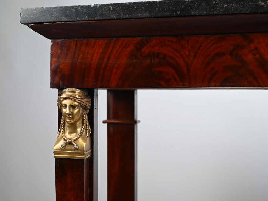 AN EMPIRE CONSOLE TABLE