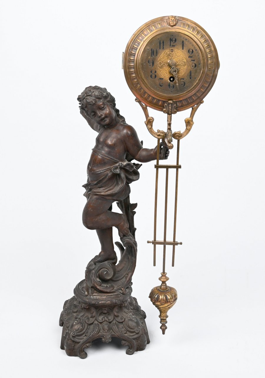 ART NOUVEAU TABLE CLOCK