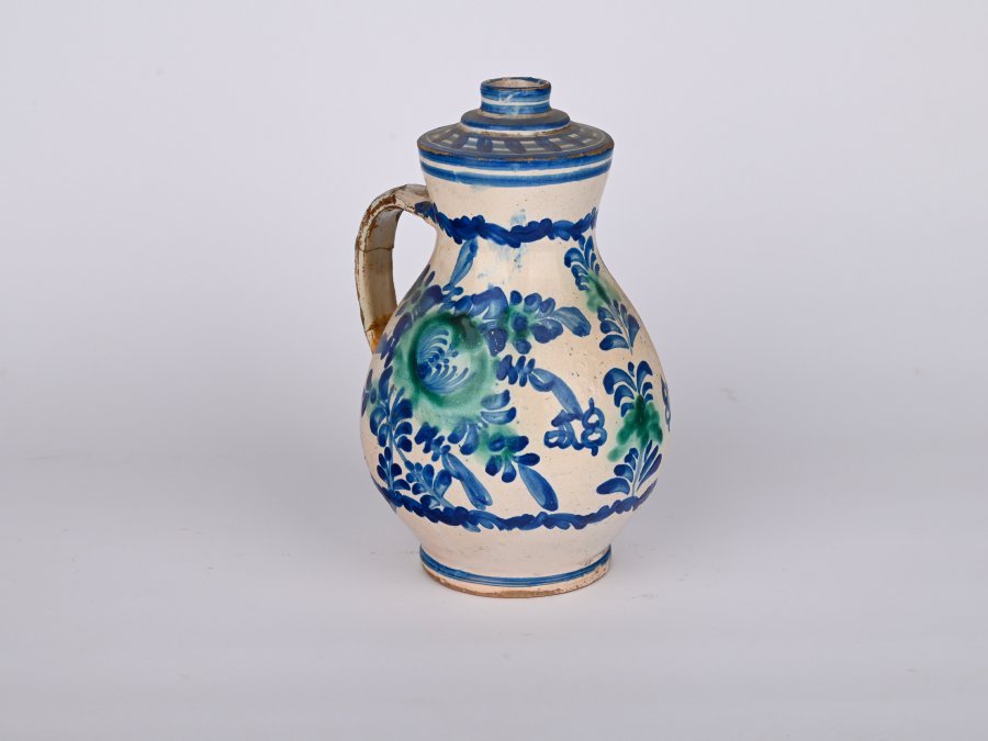 A MORAVIAN CERAMIC JUG