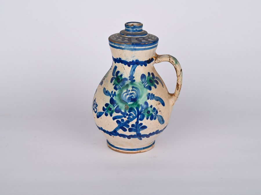 A MORAVIAN CERAMIC JUG