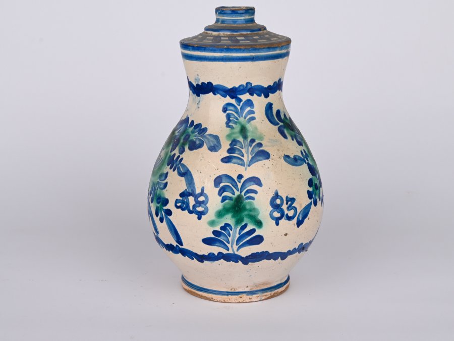 A MORAVIAN CERAMIC JUG