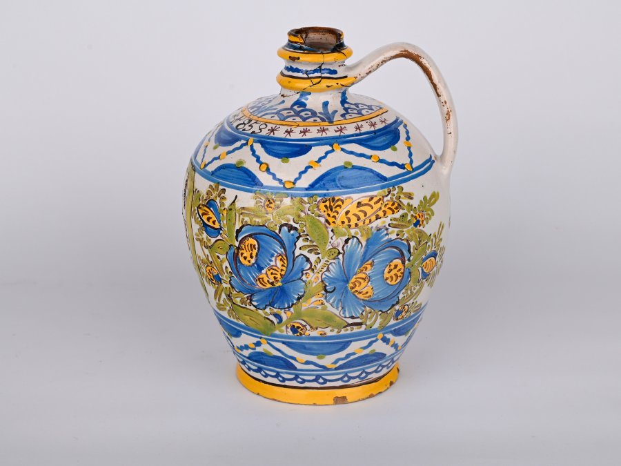 A MORAVIAN CERAMIC JUG