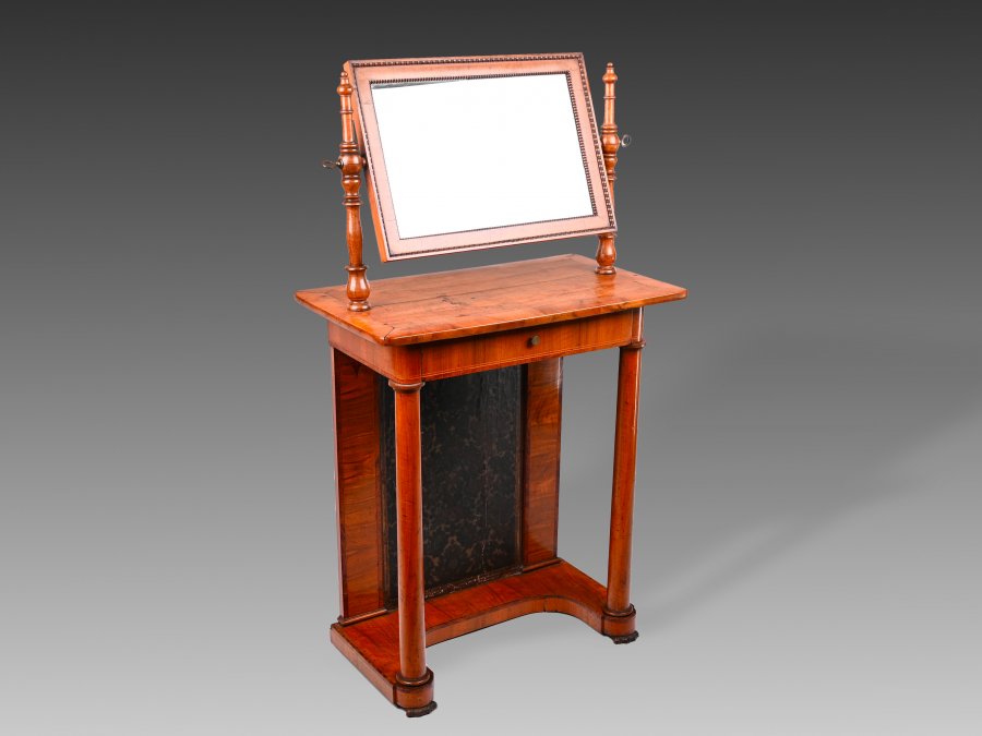 A BIEDERMEIER DRESSING TABLE