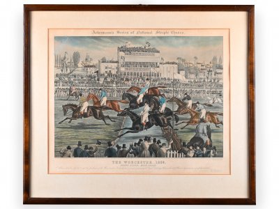 STEEPLECHASE IN WORCHESTER 1856