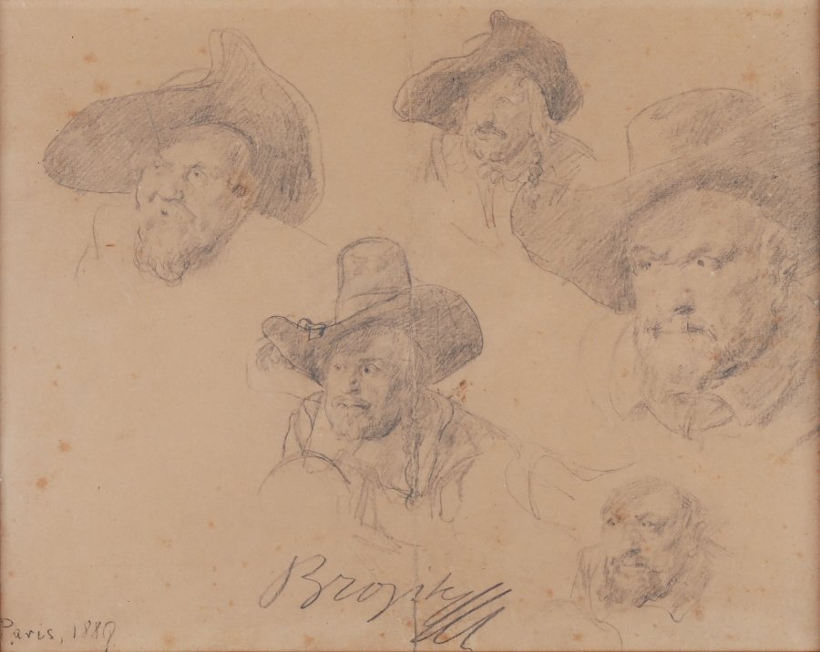 STUDY OF HEADS OF NOBLEMAN