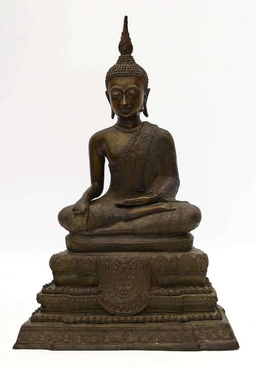 BRONZOVÝ BUDDHA Z OBDOBÍ SIAM