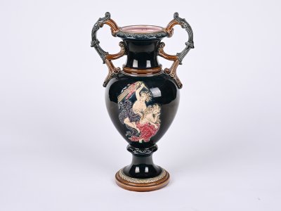 AMPHORA WITH ROMANTIC MOTIFS