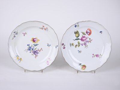 TWO MESSEN BOWLS