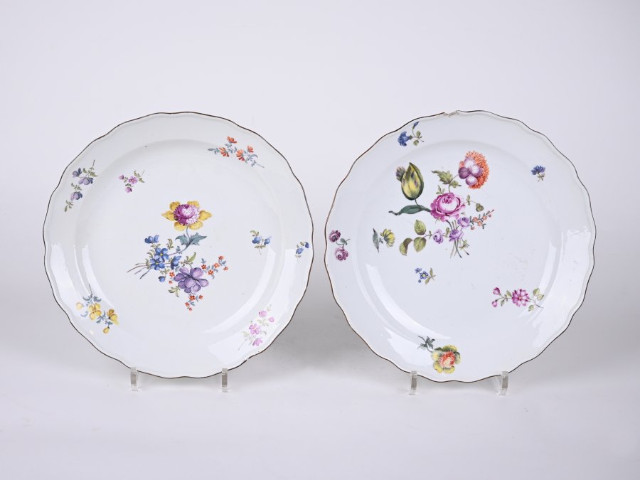 TWO MESSEN BOWLS