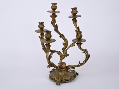 FIVE BRANCH CANDELABRA