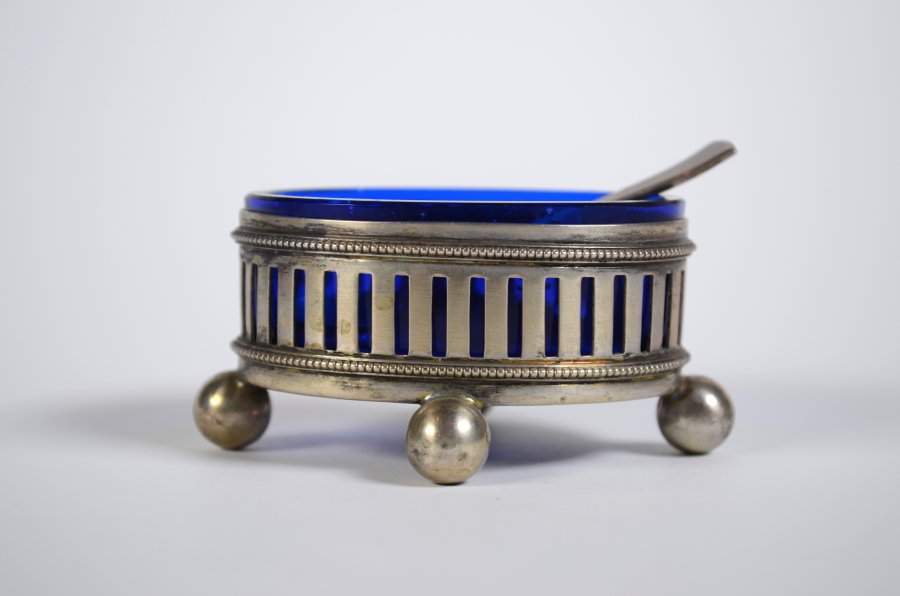 TWO ART DECO SALT CELLARS