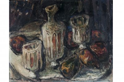 STILL LIFE WITH A GLASS