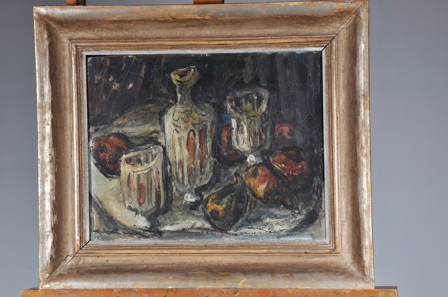 STILL LIFE WITH A GLASS