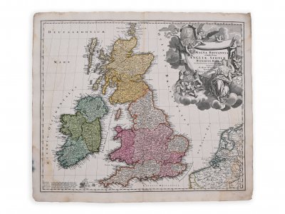 MAP OF GREAT BRITAIN AND IRELAND