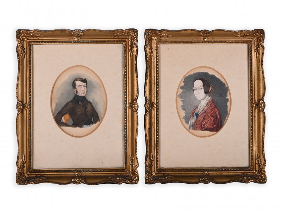 SET OF TWO PORTRAITS II