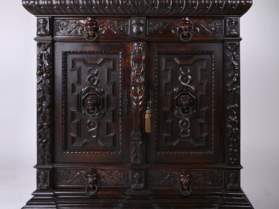 CARVED CABINET