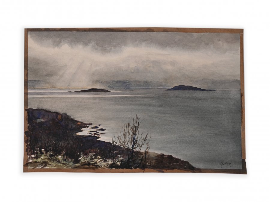 SIX WATERCOLOURS WITH NORWEGIAN LANDSCAPE