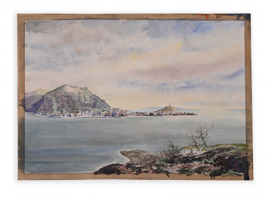 SIX WATERCOLOURS WITH NORWEGIAN LANDSCAPE