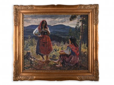 TWO GIRLS ON A GLADE