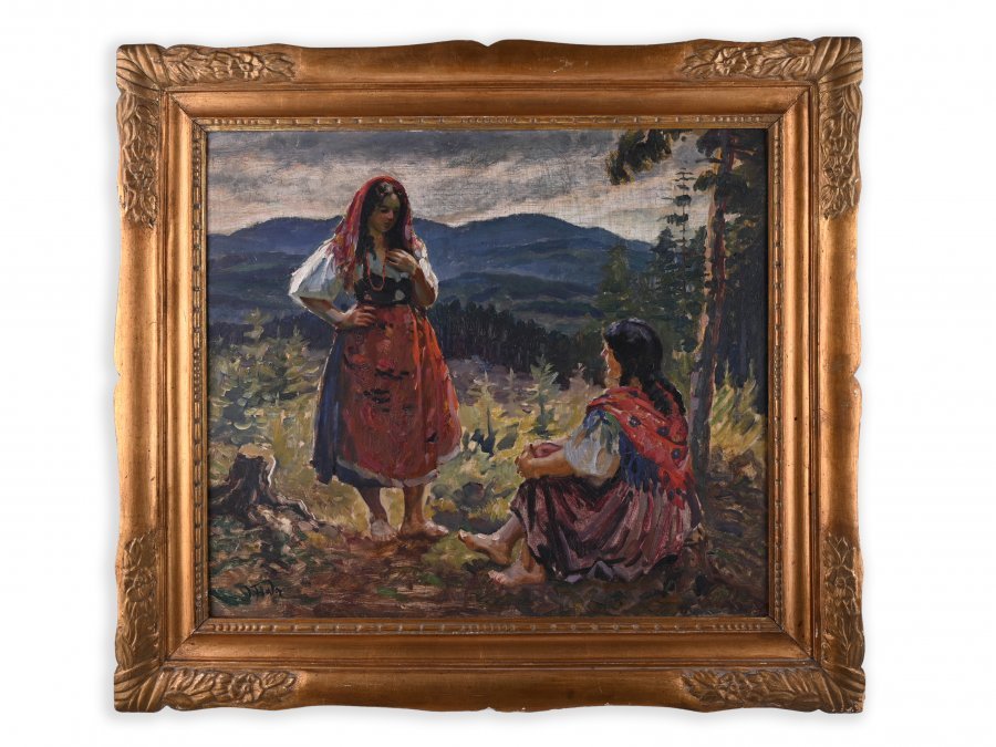 TWO GIRLS ON A GLADE