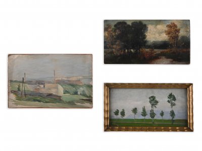 SET OF THREE LANDSCAPES