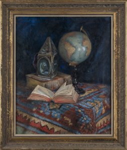 STILL LIFE WITH A GLOBE