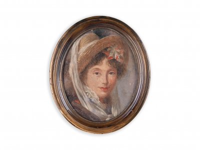 PORTRAIT OF A LADY IN A HAT