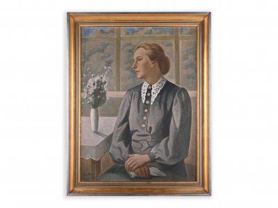 PORTRAIT OF A WOMAN WITH COLLAR