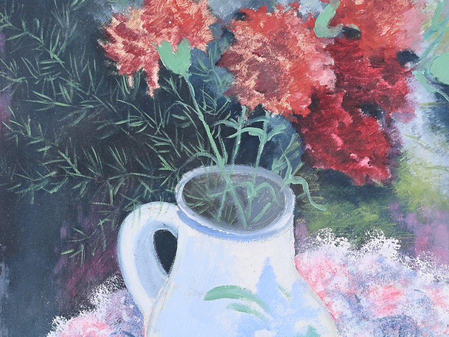 CARNATIONS IN A JUG