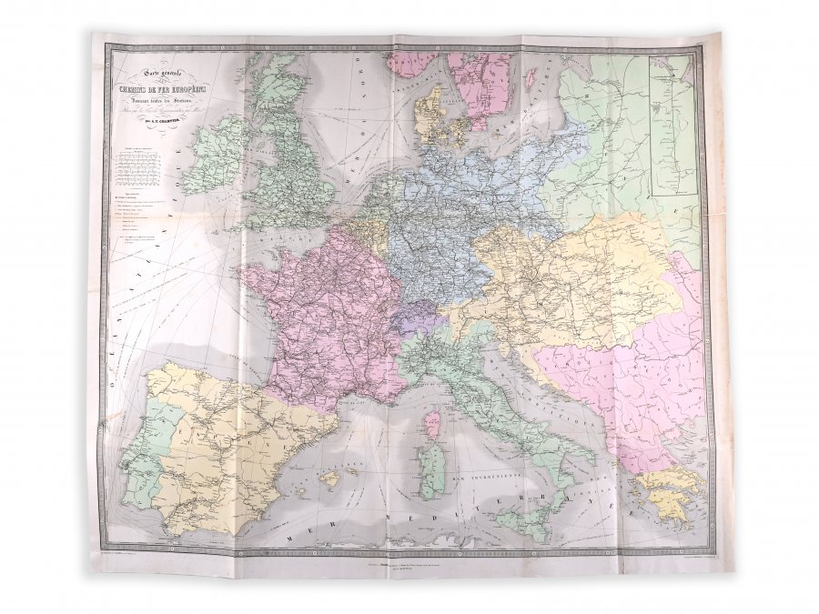 RAILWAY MAP OF EUROPE