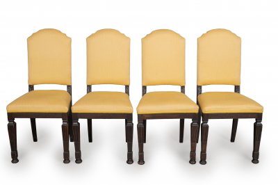 SET OF FOUR HISTORISM CHAIRS