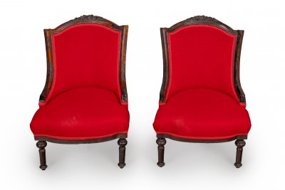 TWO HISTORICISM CHAIRS