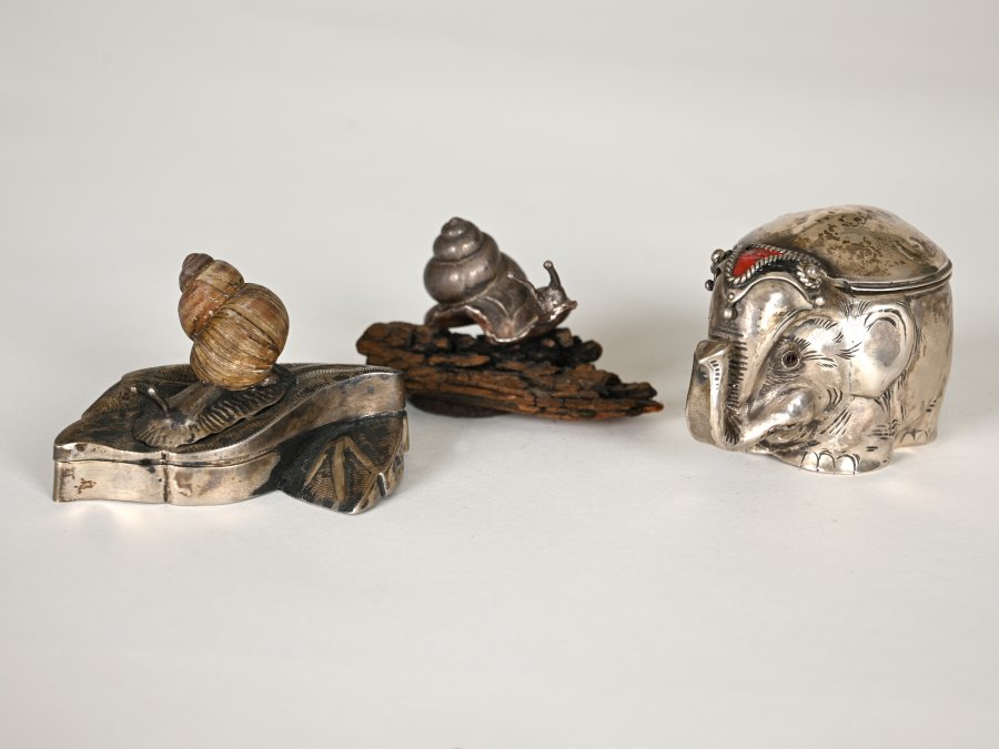 SET OF SILVER FIGURINES II