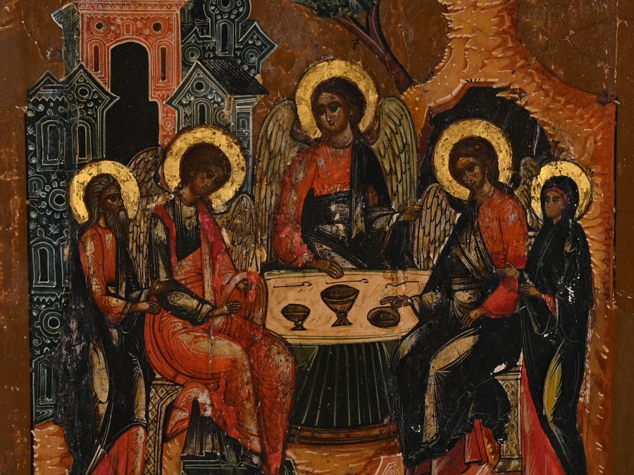 ICON OF THE FEAST OF ABRAHAM