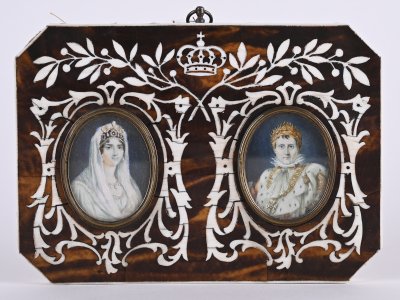 PORTRAIT OF NAPOLEON AND JOSEPHINE