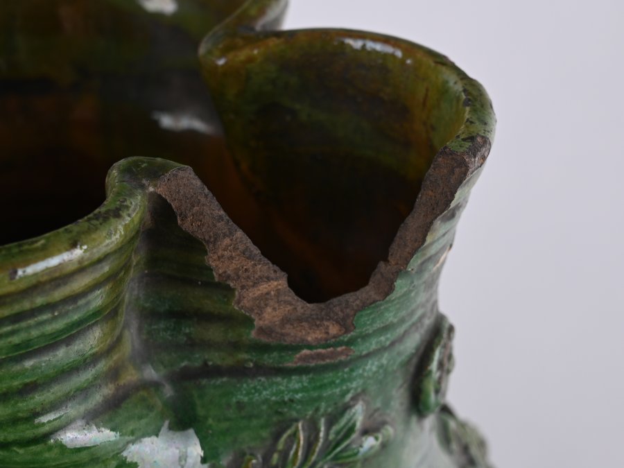 PITCHER WITH PEACOCK MOTIF