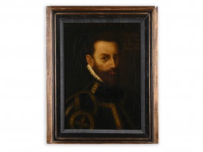 PORTRAIT OF A MAN IN ARMOUR