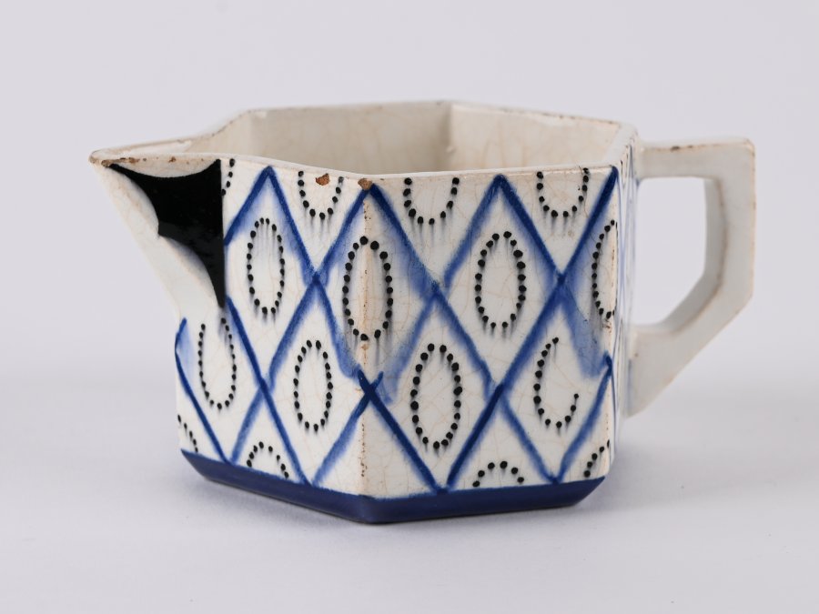 A CUBIST MILK JUG