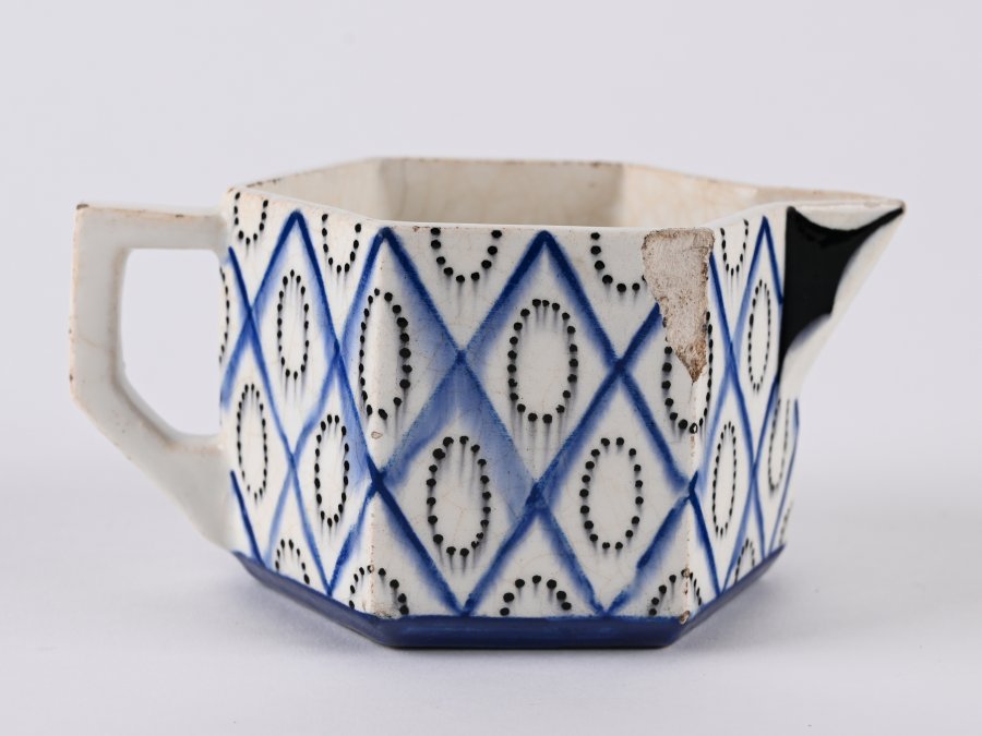 A CUBIST MILK JUG