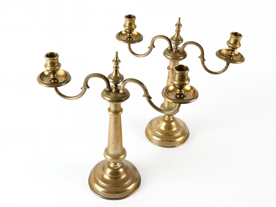 PAIR CANDELABRAS