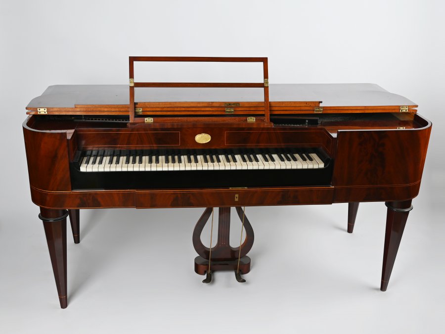 A BIEDERMEIER TABLE PIANO