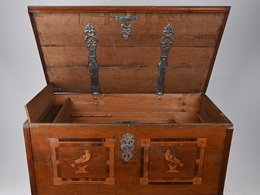 INLAID FOLK CHEST