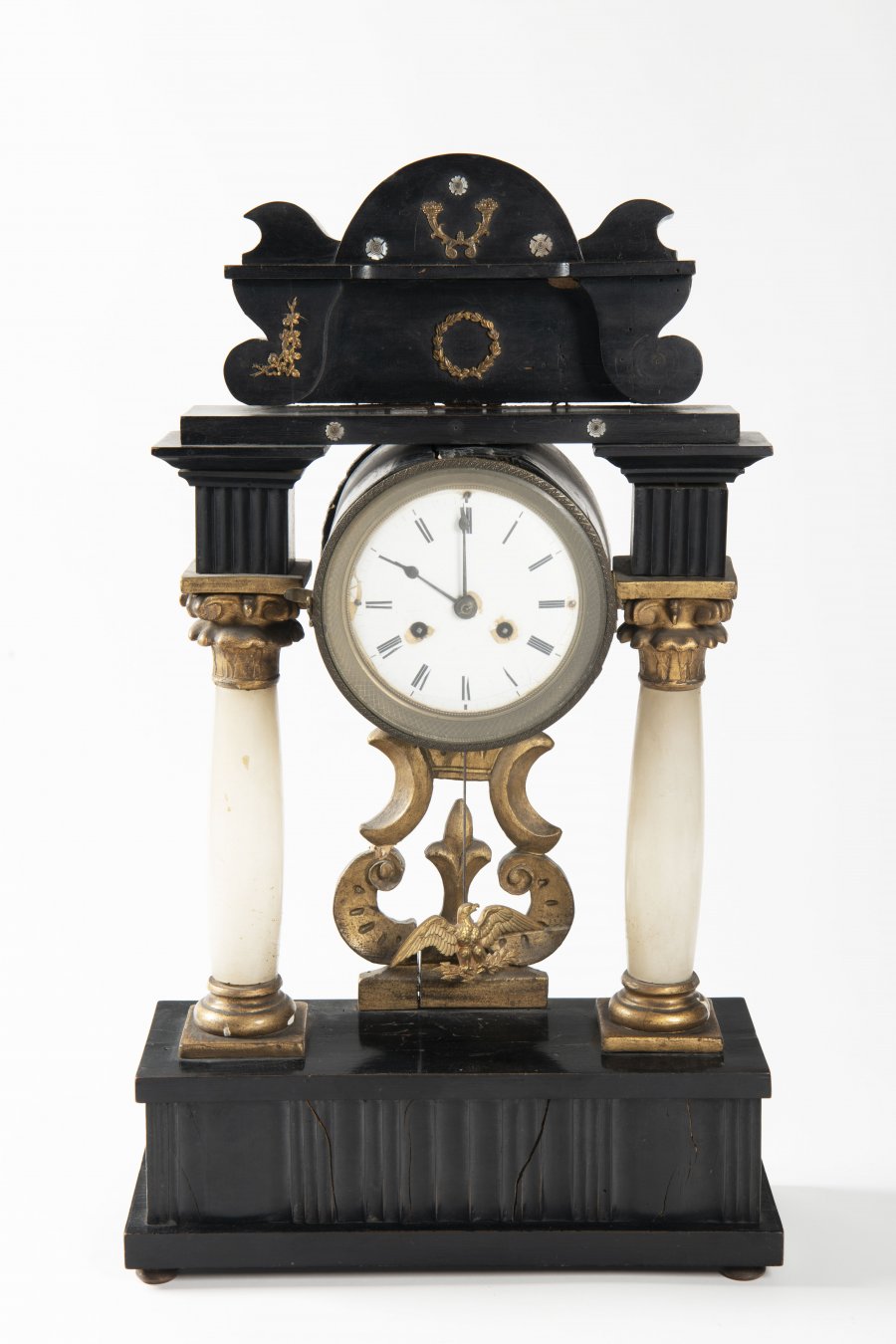 BIEDERMEIER TABLE CLOCK